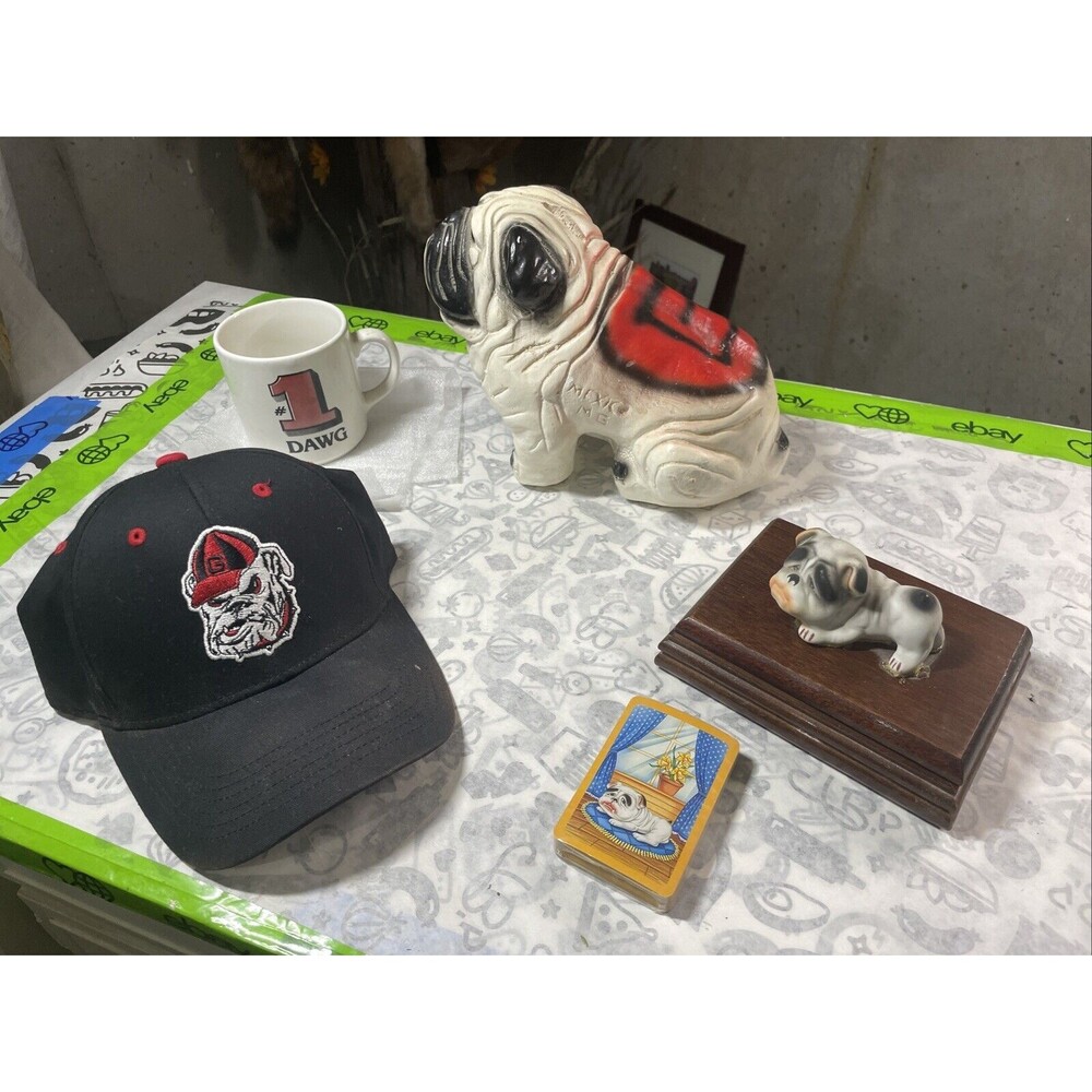 university of georgia sports memorabilia Mug Hat Playing Cards Bulldog Bank